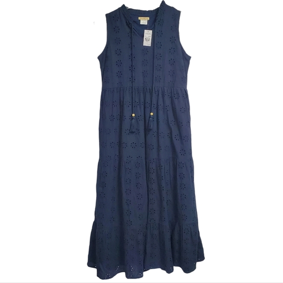 NWT Sweet Magnolia Women's Sleeveless Eyelet Dress Size S - Picture 9 of 10